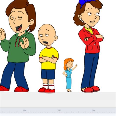 goanimate caillou family